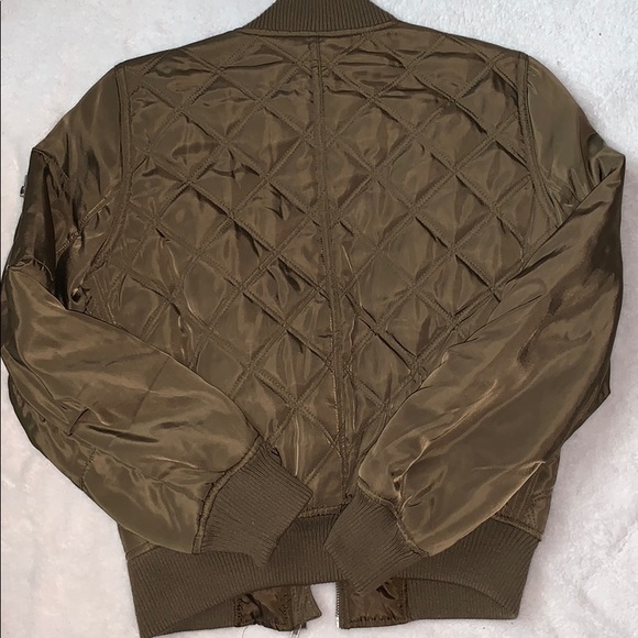 Juniors Papaya Bomber Jacket Size Small - Picture 5 of 5